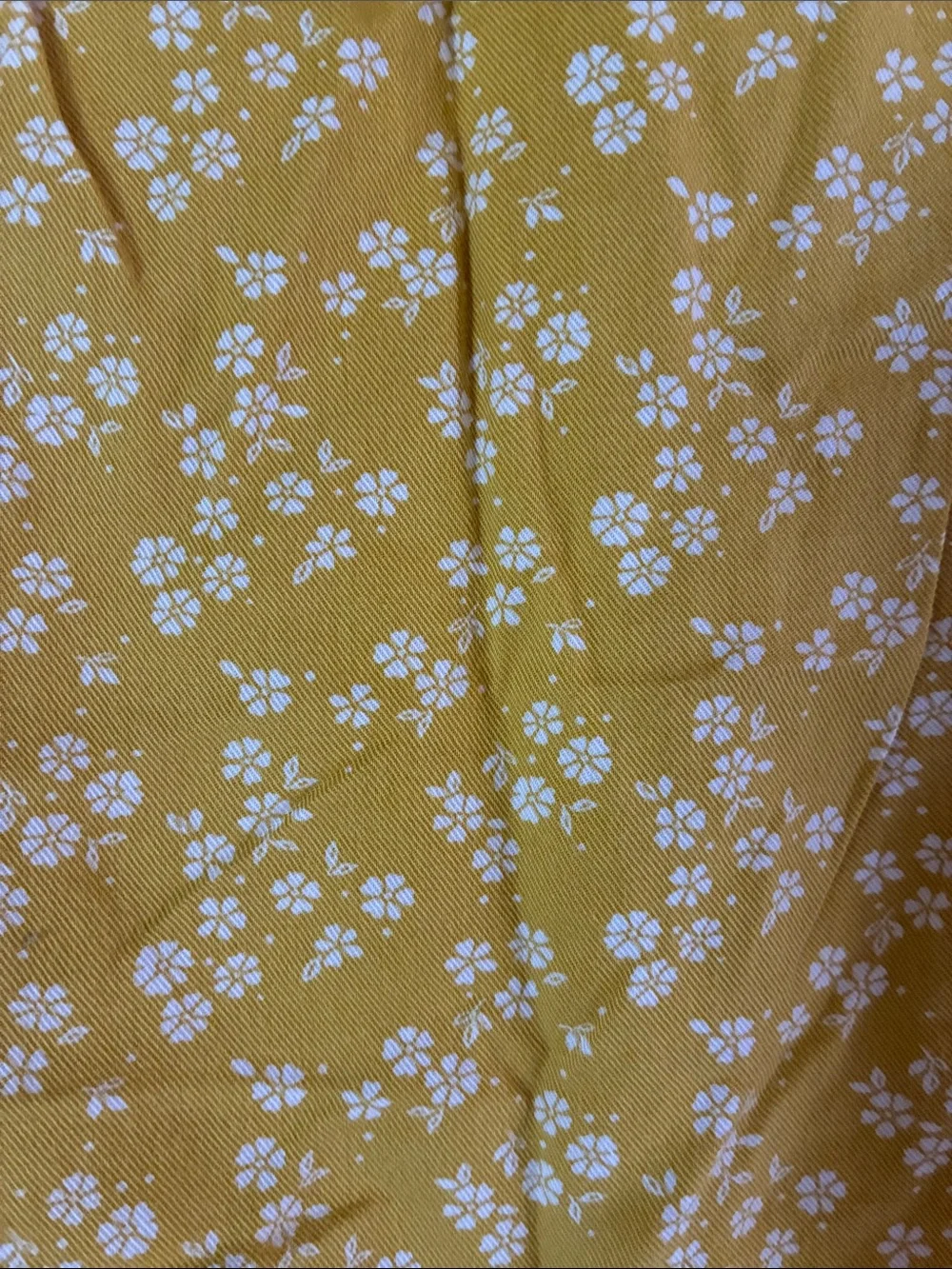 Carter's Mustard Yellow Floral Long-Sleeve Baby One-Piece
